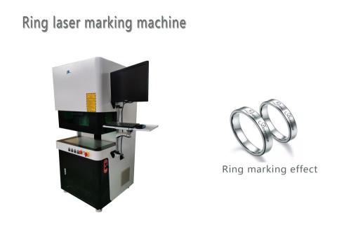 Gold Silver Fiber Laser Marking Machine