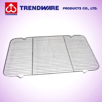 Chrome plated steel wire ribbed Icing Grate for pastry & bakery