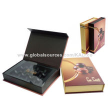 2014 KALI Design Magnetic Closure Chocolate Boxes for Wedding, Made of Cardboard and Fancy Paper