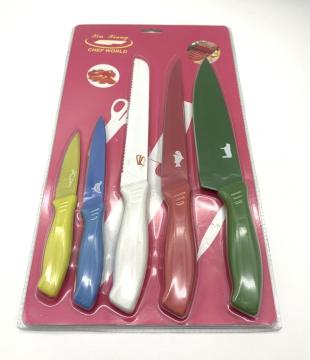 5pcs knife card set