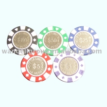 Stainless iron poker chips