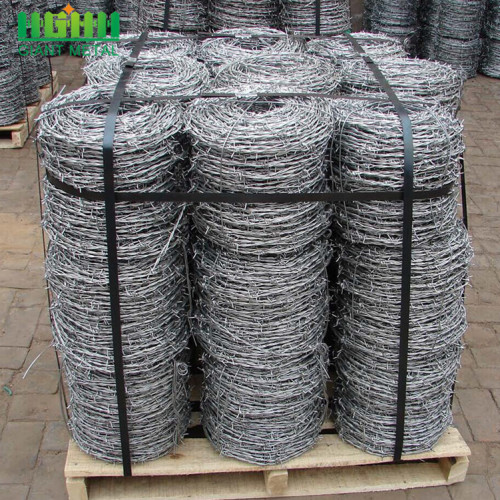 BWG16 Single Electric Galvanized Barbed Wire