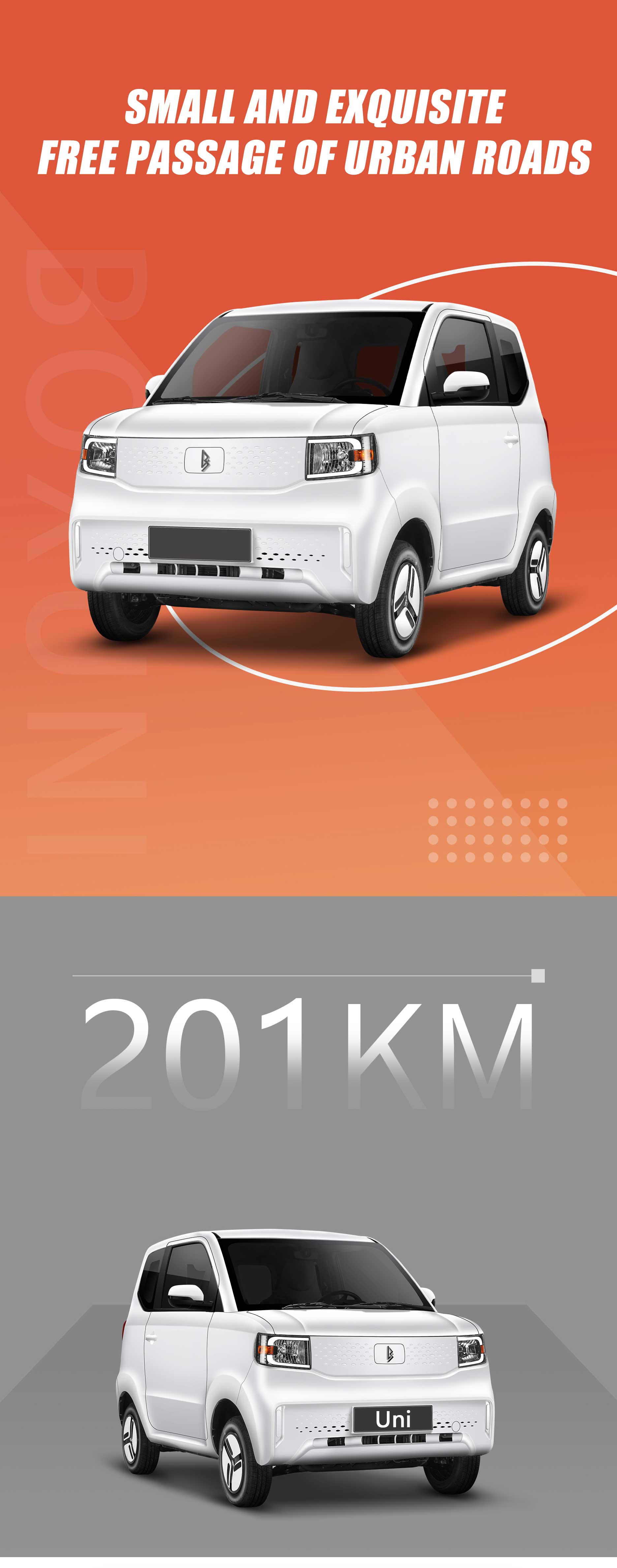 2023 New Electric Car High Speed 100km\/h Lithium Battery MINI EV UNI Electric small car Suv Electric Car