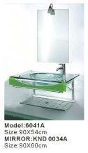 glass basin vanity unit for 6041A