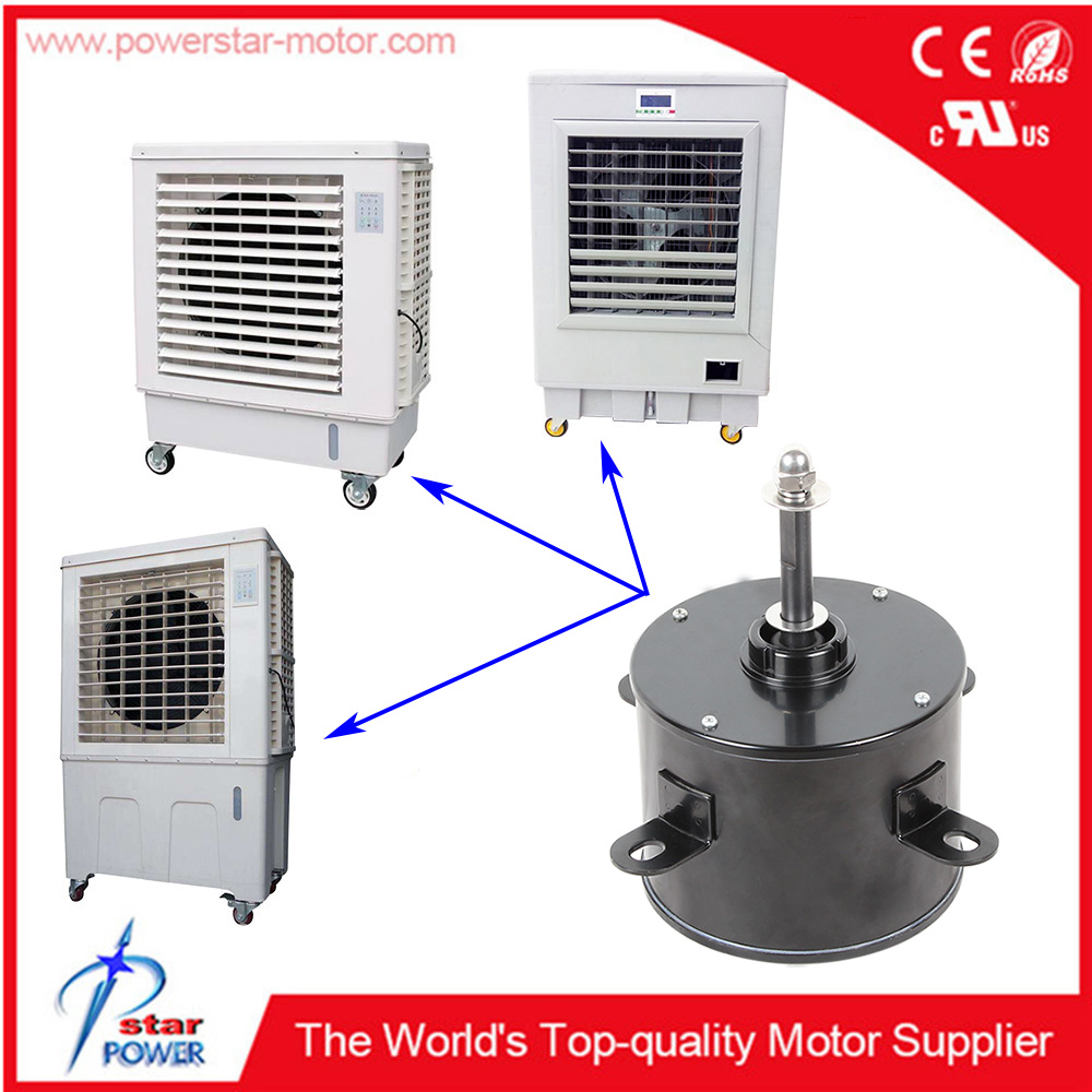 115/208-230V 150W 6 Pole Single Phase AC Electric Air Cooler Fan Motor for air conditioner