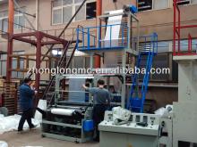 Economic complete plastic bag making machine line, PE bag making line