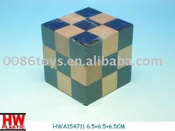 various wooden magic cube