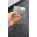 5mm Clear crystal diamond nashiji karatachi patterned glass