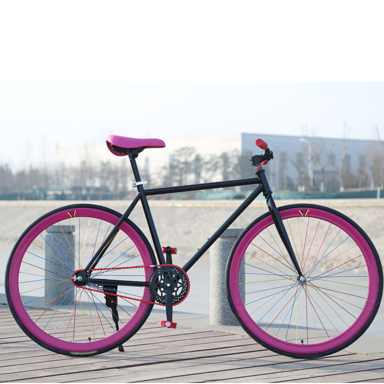 Good quality carbon fixed gear bike bicycle/18gear bicycle/colorful diy carbon lugs bicycle fixed bike