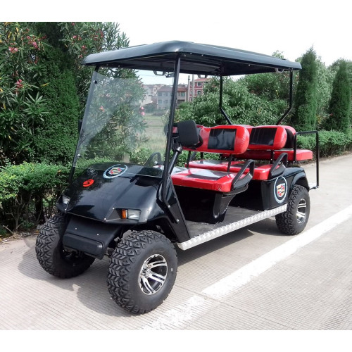 รถกอล์ฟขับเคลื่อนด้วยแก๊ส ezgo 4wd 6 ที่นั่ง