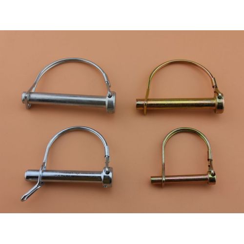 Zinc yellow Square Wire lock pin for tractor