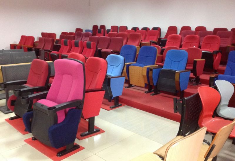 Popular Folding Wooden Cheap Price Auditorium Chair (YA-01)