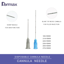 Micro Blunt Cannula for Injectables Dermal Fillers