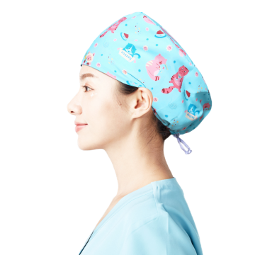 Pet Veterinary Nurse Scrub Hat - 100% Polyester Hospital Work Hat