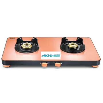 Pastel Schott Glass Top Gas Cooktop