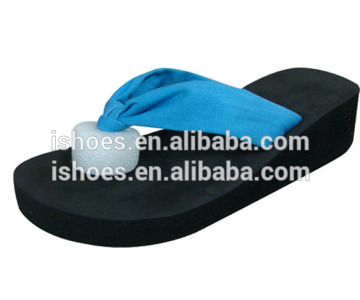 Popular summer printing wedge heel Sandal