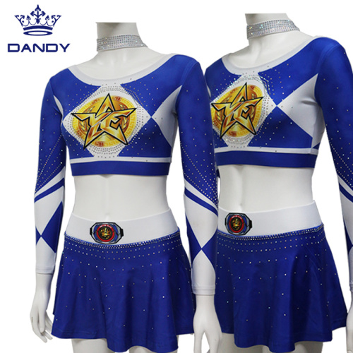 Custom Long Top Cheer Uniform Varsity