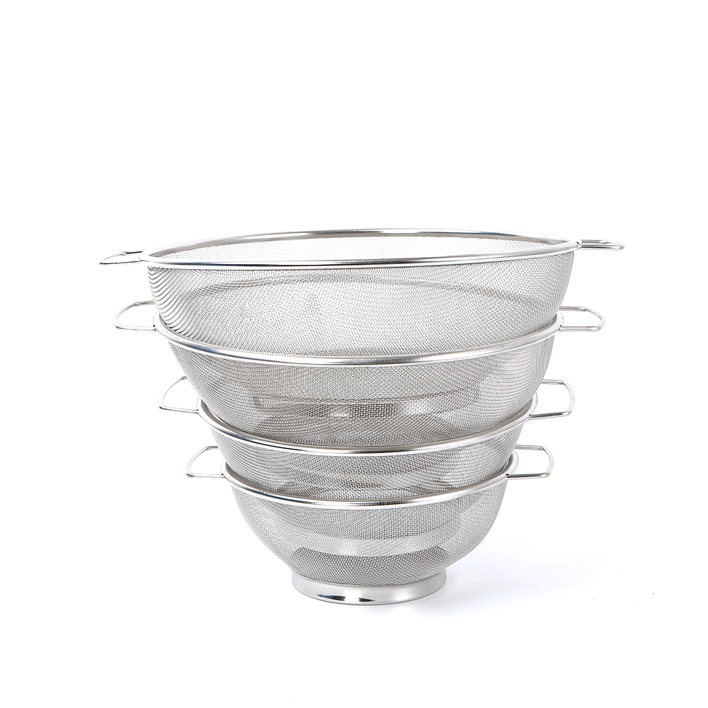 Stainless Steel Colander Bowl With Handle