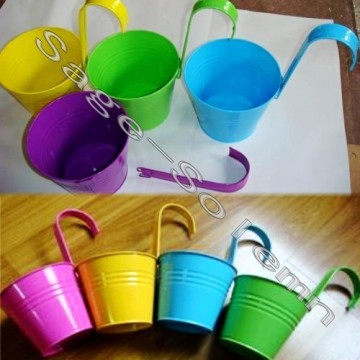 Flower Hanging Bucket, Decorative Garden Bucket for Hanging Flower