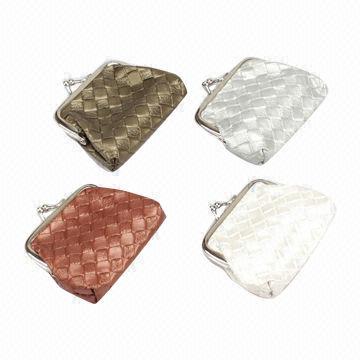 Lady's Use PU Coin Bag with Fashionable Design, Various Colors are Available