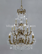 Italian style brass luxury crystal chandeliers