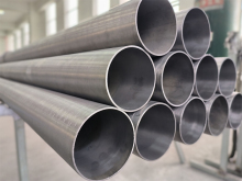 Titanium alloy welded seamless steel pipe