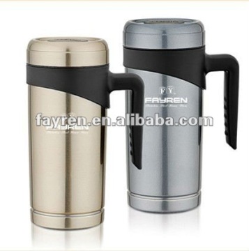 Stainless steel vacuum office mug