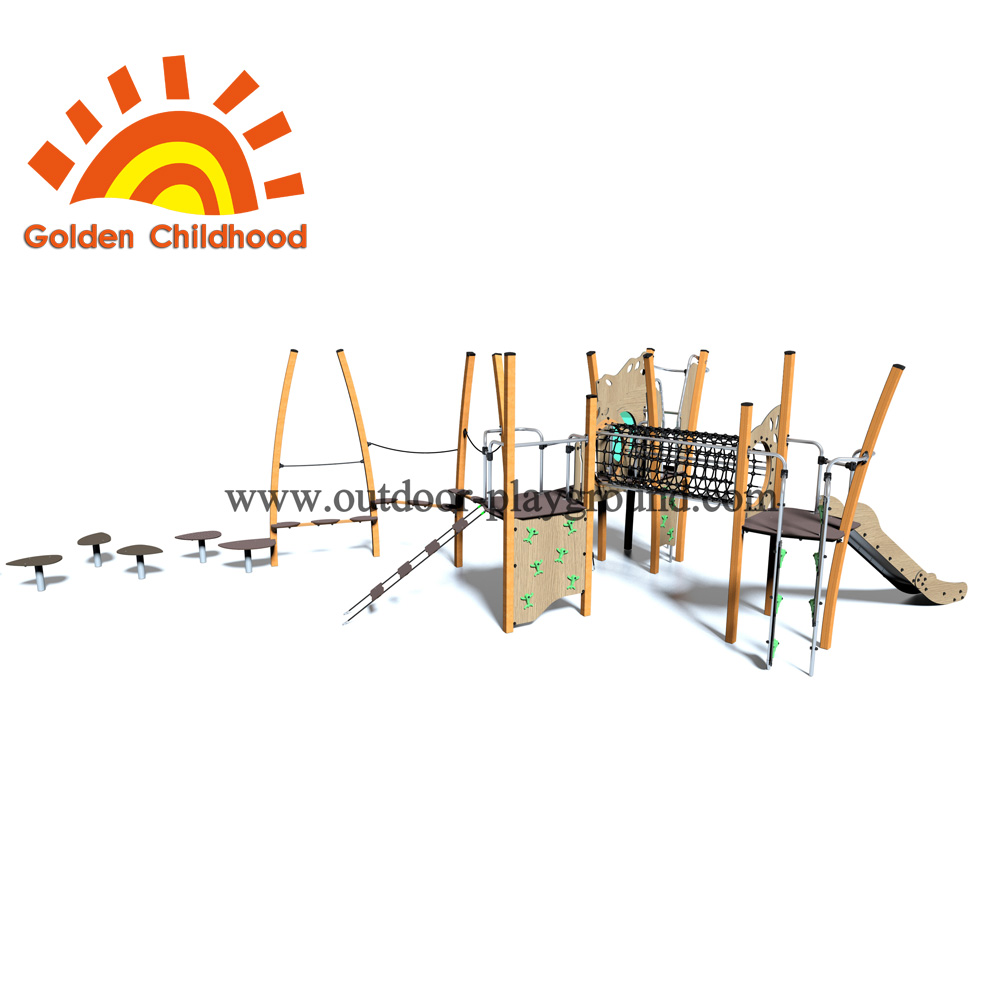 Steps Balancing Outdoor Playground Facility For Sale