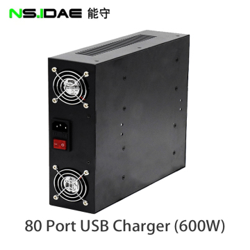 600W USB C Charging Station for 80 Devices