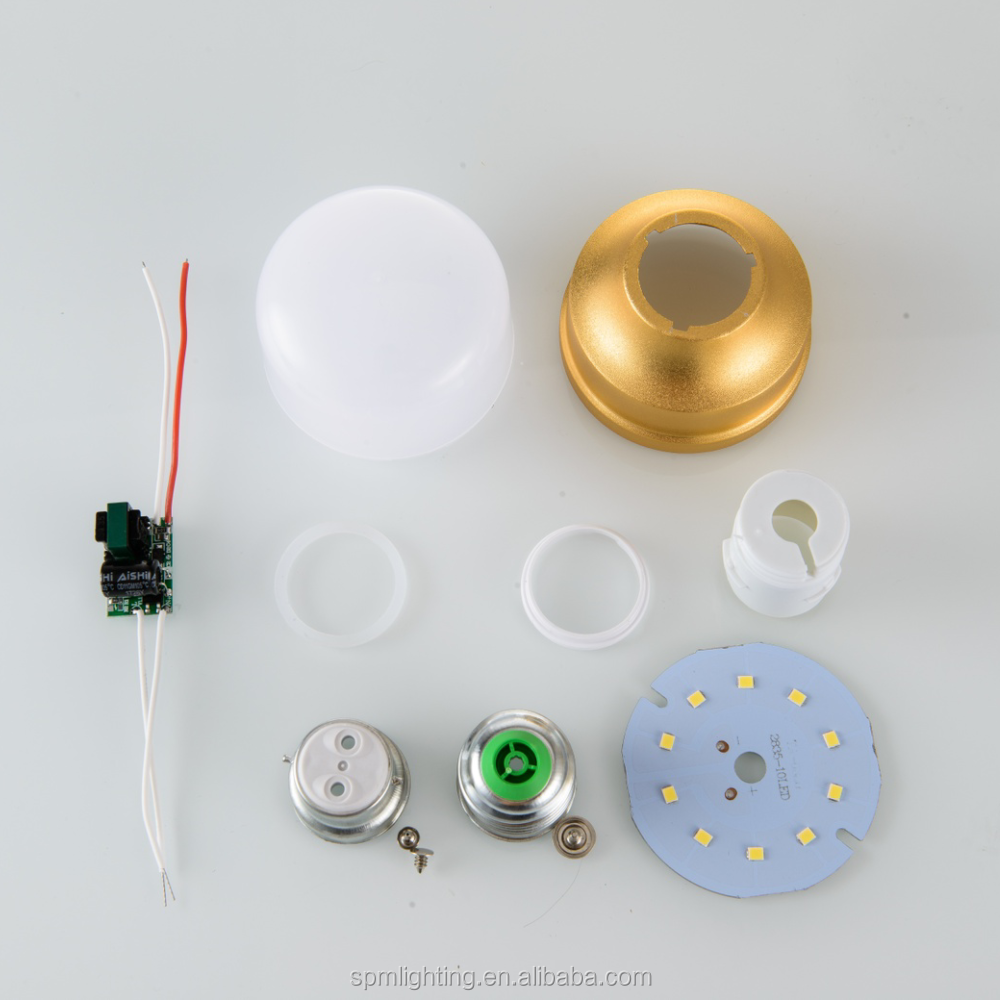 Cost-effective adjustable led panel light colorful led bulb skd parts with a discount