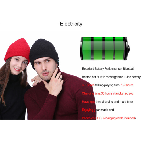 Bluetooth Beanie Hat Earphone For Outdoor