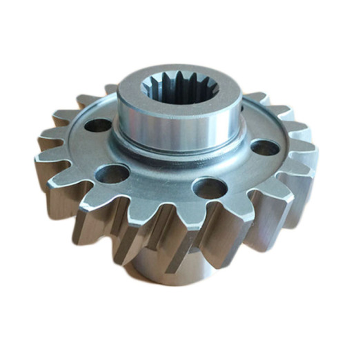 precision+Steel+Spur+Spline+Gear+with+Hub