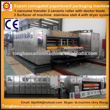 vacuum transfer carton box manufacture machine