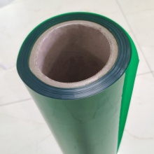 PVC film with transparent green color