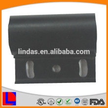 OEM machined outdoor aluminum black powder coated aluminum profiles