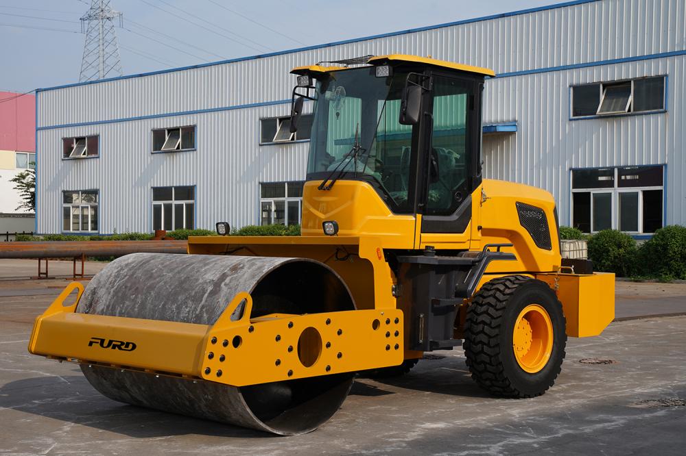 8ton 8ton Hidráulico Vibrante Roller Compactor de tambor individual Rollers de carretera