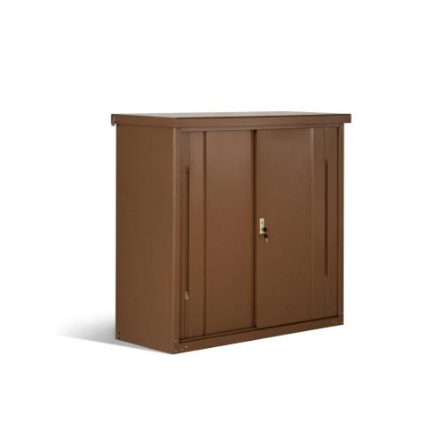 Metal Outdoor Sliding Storage Cabinet Garden Cabinets