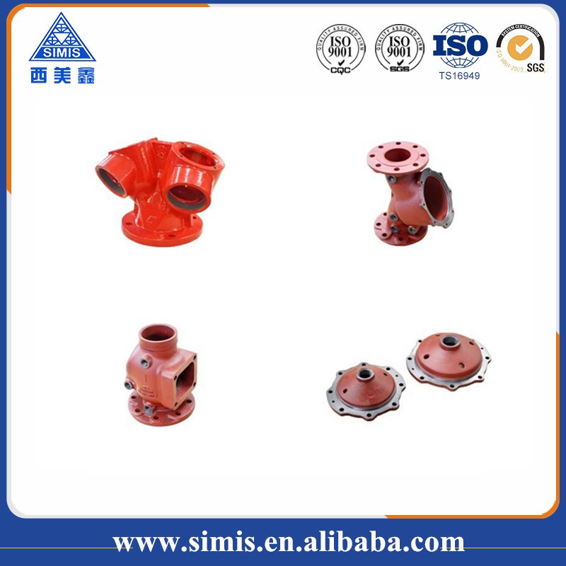 China Manufacture Custom High Quality Cast Iron Casting Machinery Valve Parts  ASTM A536 65-45-12