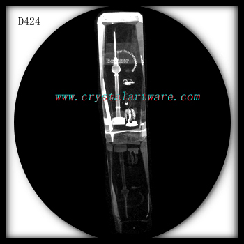 3d laser engraved image inside