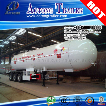 LPG Tank Truck Semi Trailer / Propane Tank Trailer for Sale