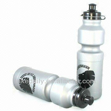 light weight plastic water bottle Flip top with straw