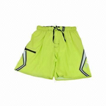 Men's Boardshorts with Sublimation on Front, 95% Polyester and 5% Elastic Microfiber Fabric