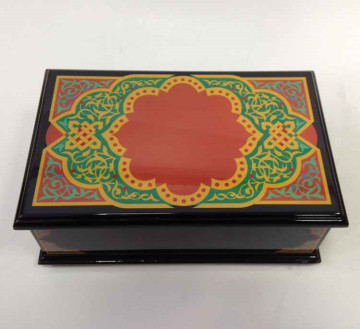 Eid Mubarak Gift Box Glossy Wooden Dates Boxes