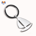 Bentuk kapal layar Metal Blank Keychain dalam talian