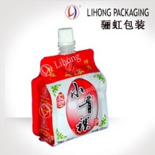 Side Gusset Plastic Wine Packaging Bags