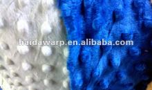 Embossed minky fabric