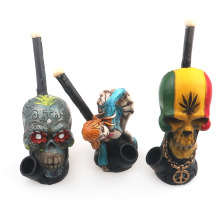 Factory direct sales new creative handmade smoking pipe fashion resin smoking set
