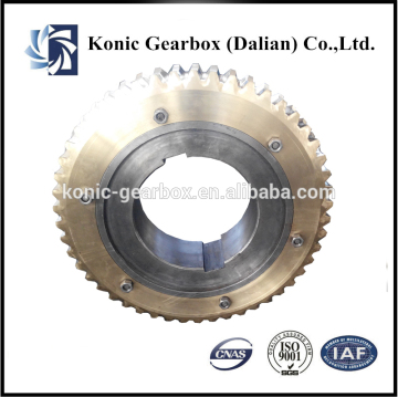 Heavy duty stepper motor transmission worm gear assembly