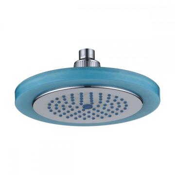 Blue ABS plastic stable water rainfall shower head