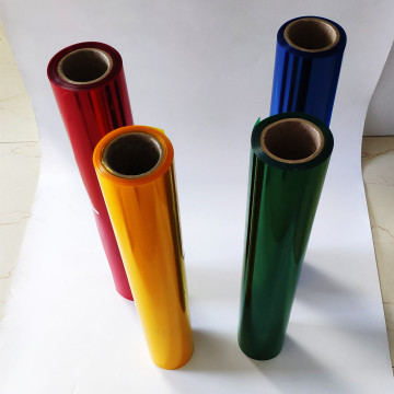 Rolos de filme de PVC rígidos coloridos para embalagem de bolhas